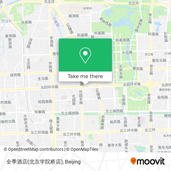 全季酒店(北京学院桥店) map