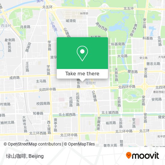 绿山咖啡 map