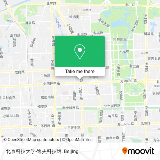 北京科技大学-逸夫科技馆 map