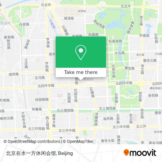 北京在水一方休闲会馆 map