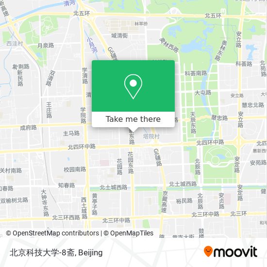 北京科技大学-8斋 map