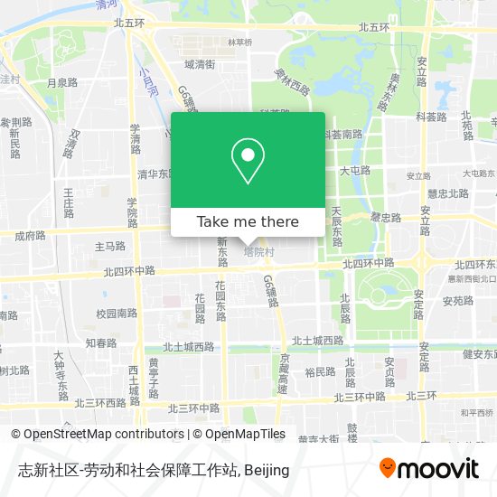 志新社区-劳动和社会保障工作站 map