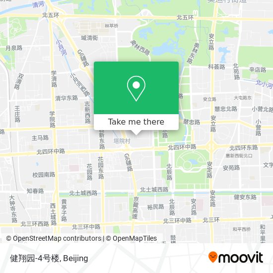 健翔园-4号楼 map