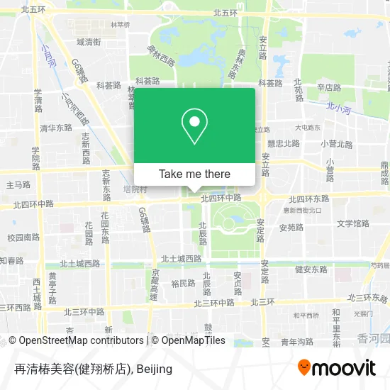再清椿美容(健翔桥店) map