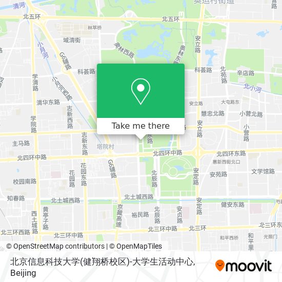 北京信息科技大学(健翔桥校区)-大学生活动中心 map