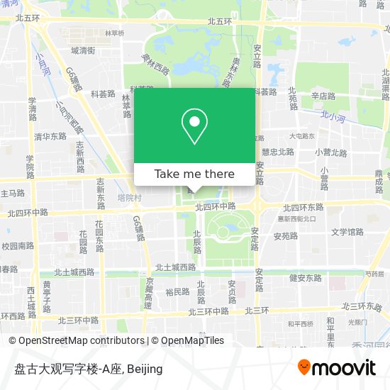 盘古大观写字楼-A座 map