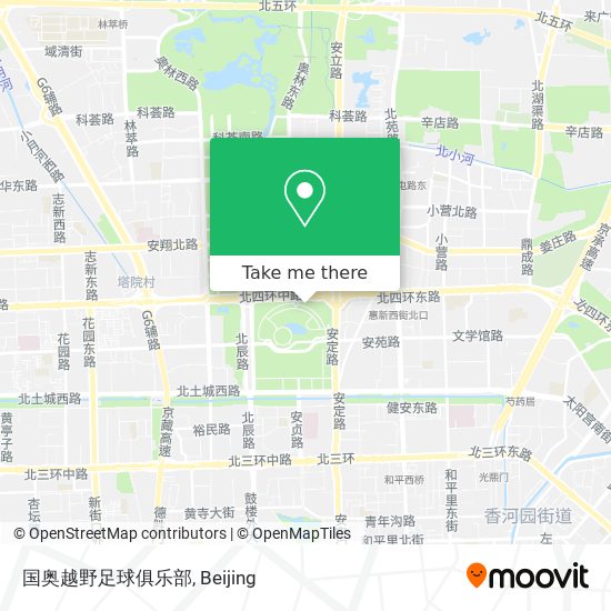 国奥越野足球俱乐部 map