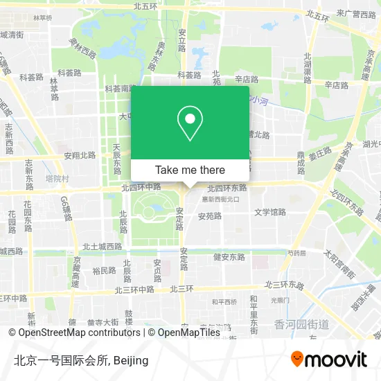 北京一号国际会所 map