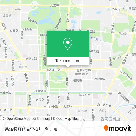 奥运特许商品中心店 map