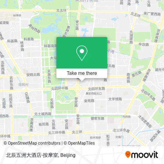 北辰五洲大酒店-按摩室 map