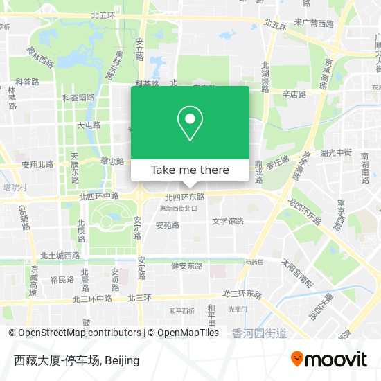 西藏大厦-停车场 map