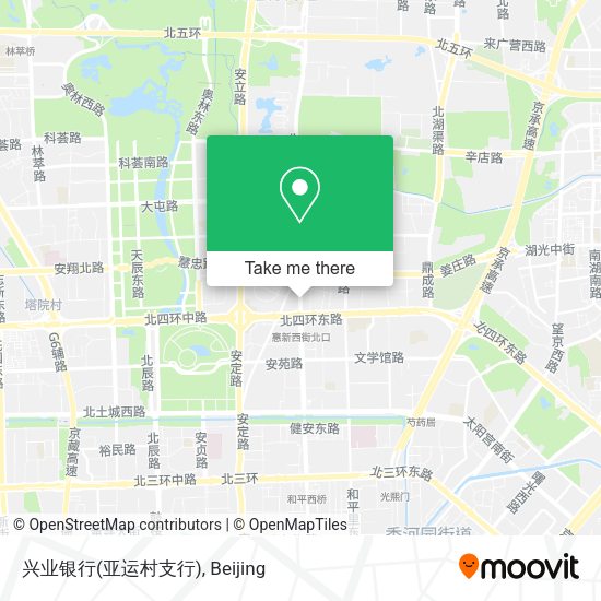 兴业银行(亚运村支行) map