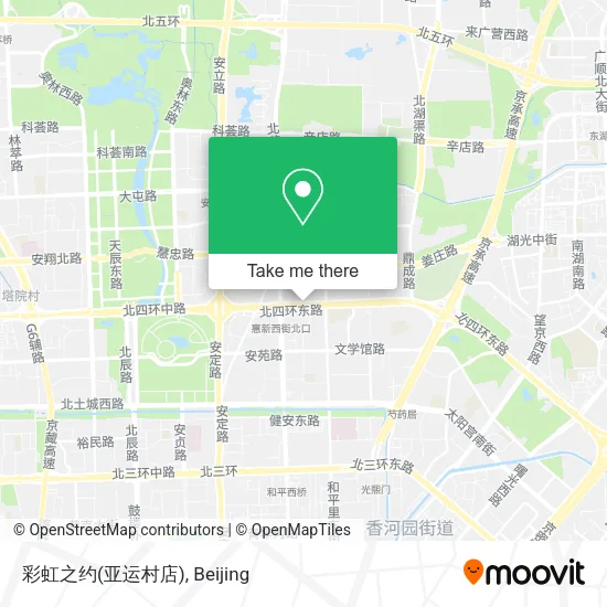 彩虹之约(亚运村店) map