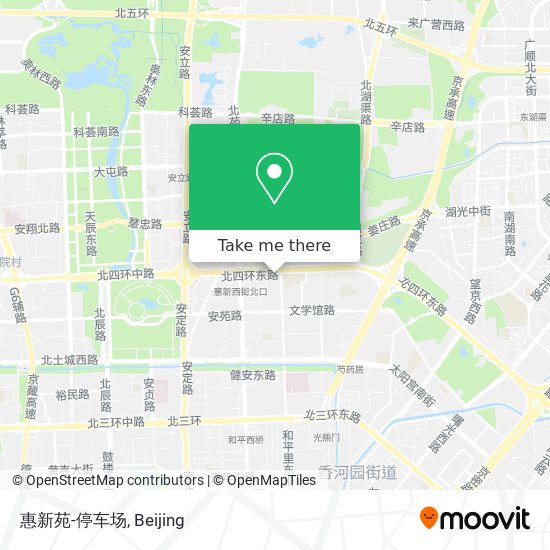 惠新苑-停车场 map