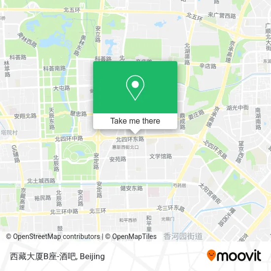 西藏大厦B座-酒吧 map