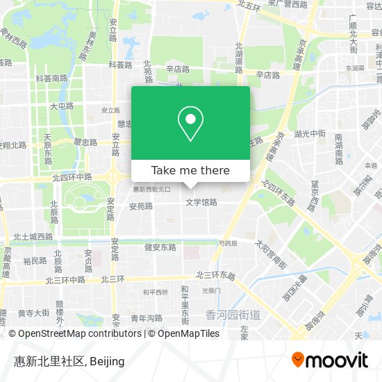 惠新北里社区 map