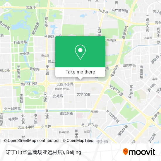 诺丁山(华堂商场亚运村店) map