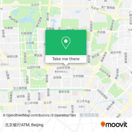 北京银行ATM map