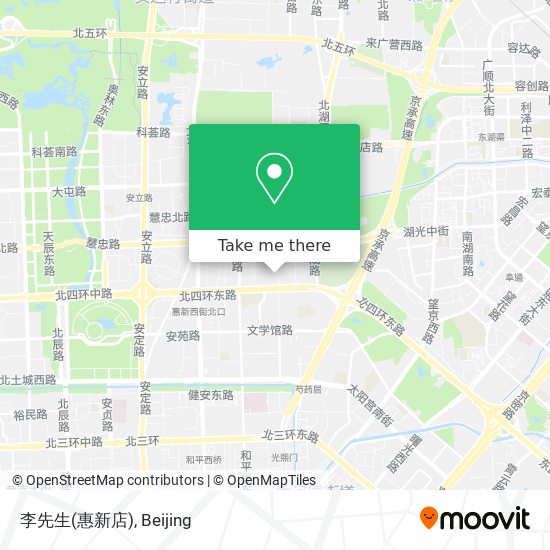 李先生(惠新店) map