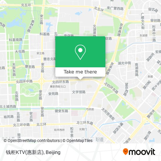 钱柜KTV(惠新店) map