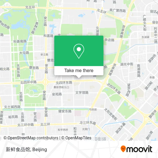 新鲜食品馆 map