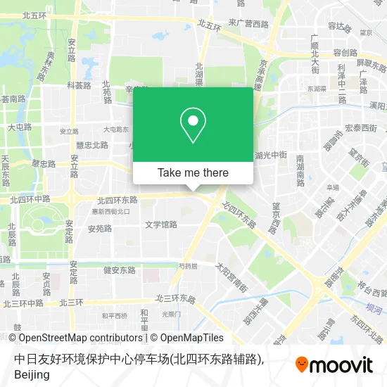 中日友好环境保护中心停车场(北四环东路辅路) map