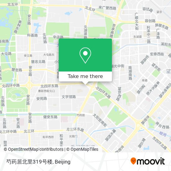 芍药居北里319号楼 map