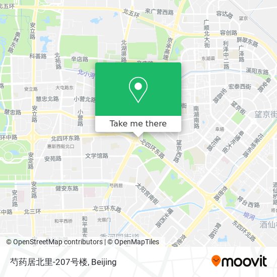 芍药居北里-207号楼 map