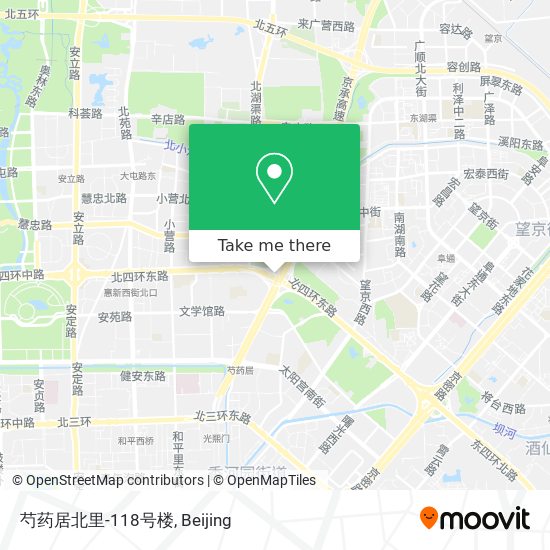 芍药居北里-118号楼 map