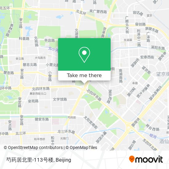 芍药居北里-113号楼 map