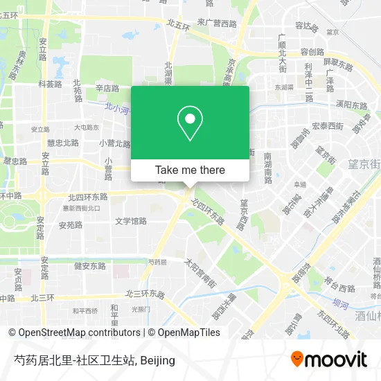 芍药居北里-社区卫生站 map