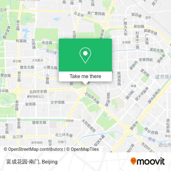 富成花园-南门 map