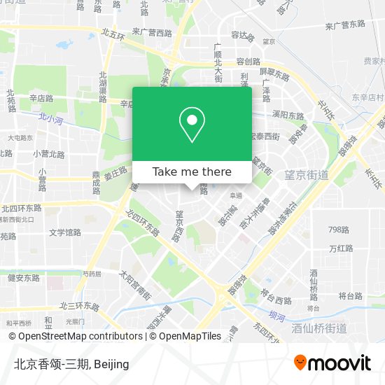 北京香颂-三期 map