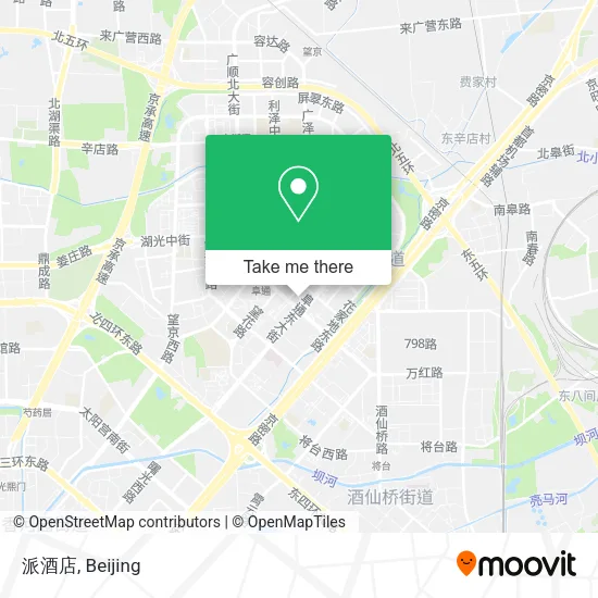 派酒店 map