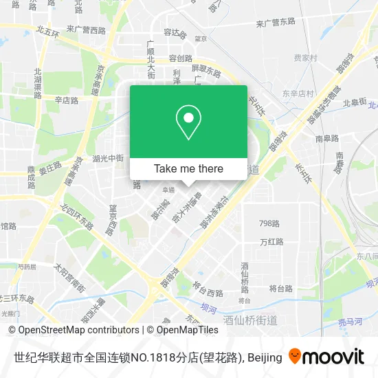 世纪华联超市全国连锁NO.1818分店(望花路) map