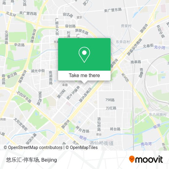 悠乐汇-停车场 map