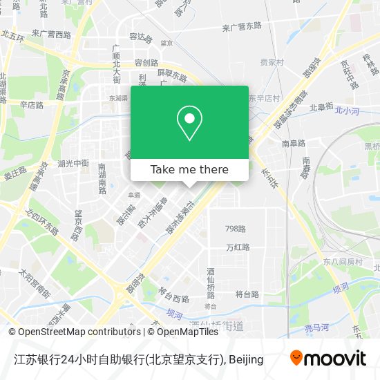 江苏银行24小时自助银行(北京望京支行) map