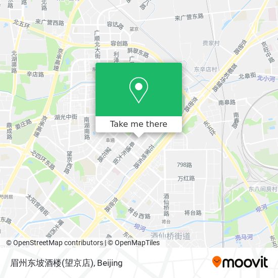 眉州东坡酒楼(望京店) map
