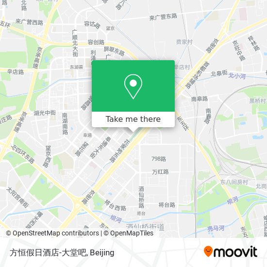 方恒假日酒店-大堂吧 map