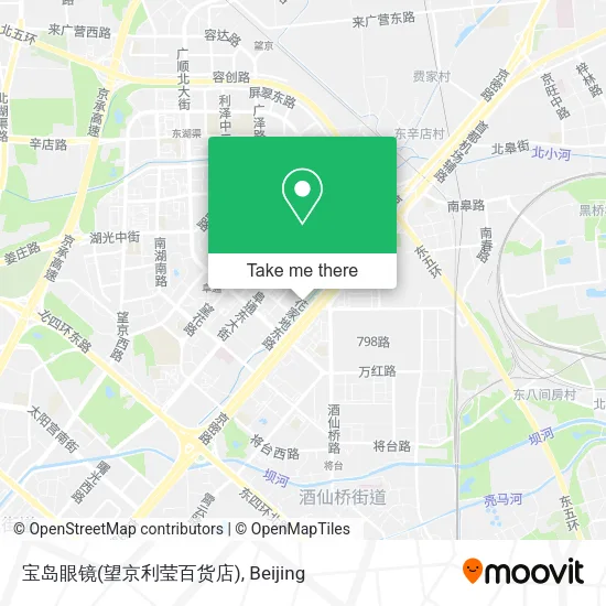 宝岛眼镜(望京利莹百货店) map