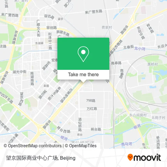 望京国际商业中心广场 map