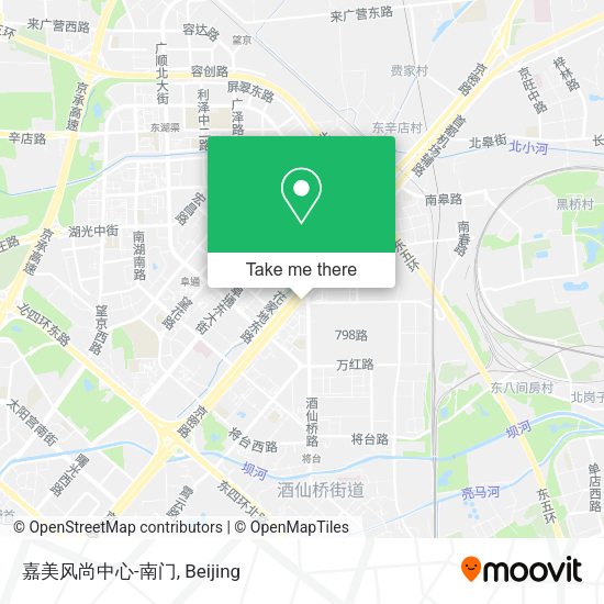 嘉美风尚中心-南门 map