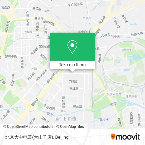 北京大中电器(大山子店) map