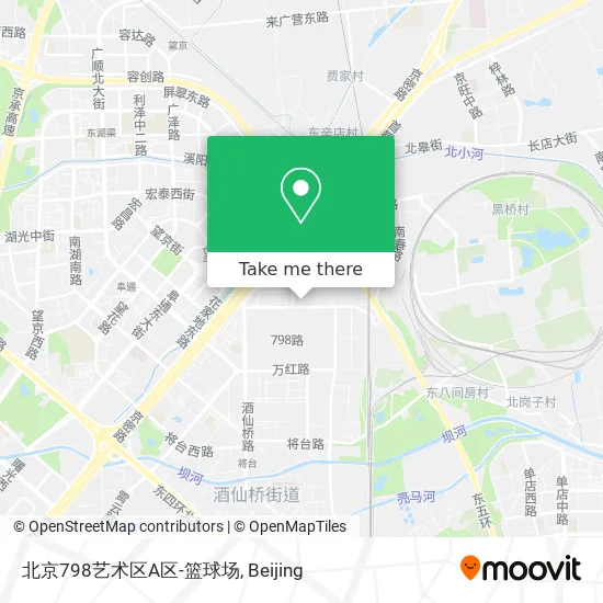 北京798艺术区A区-篮球场 map
