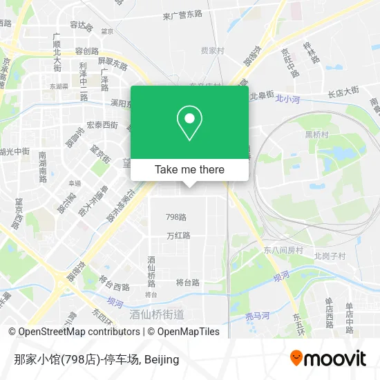 那家小馆(798店)-停车场 map