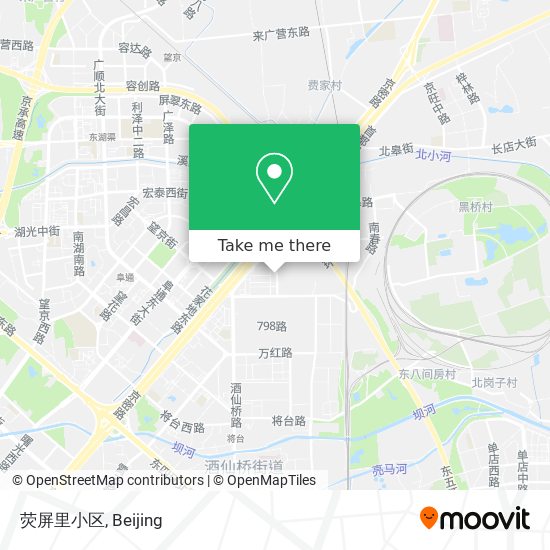 荧屏里小区 map