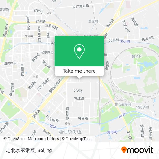 老北京家常菜 map