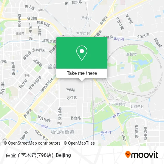 白盒子艺术馆(798店) map