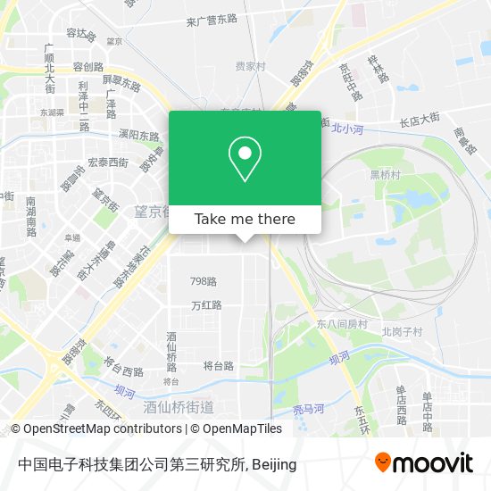 中国电子科技集团公司第三研究所 map