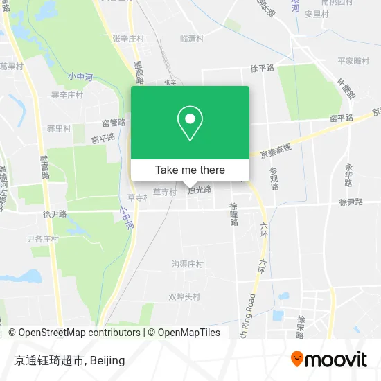 京通钰琦超市 map